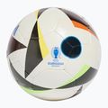 adidas Fussballliebe Training Fußball Sala Euro 2024 weiß/schwarz/glow blau Größe 4