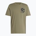 Herren adidas FIVE TEN Brand Of The Brave Tee oliv strata Radfahren t-shirt 7