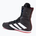 adidas Box Hog 4 Kern schwarz / Wolke weiß / reine Rubin Boxen Schuhe 3