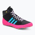 Boxschuhe adidas HVC core black/signal cyan/yellow