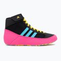 Boxschuhe adidas Havoc core black/signal cyan/yellow 2