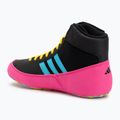 Boxschuhe adidas Havoc core black/signal cyan/yellow 3