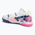 Fußballschuhe PUMA Future 7 Match Vol. Up TT white/lumi blue/poison pink/fizzy melon/bluemazing 3