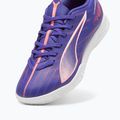 PUMA Ultra 5 Play IT Jr Kinder Fußballschuhe Lapislazuli/Puma Weiß/Sunset Gloe 5