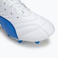 PUMA King Pro FG/AG Herren Fußballschuhe puma weiß/blauemazing/flach hellgrau/sunset glow 7