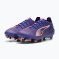 PUMA Ultra 5 Ultimate FG lapis lazuli/puma weiß/sunset gloe Fußballschuhe 8