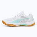Damen Indoor-Sportschuhe PUMA Solarflash III puma weiß/electric peppermint 2