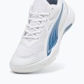 PUMA Solarflash III Indoor-Sportschuh puma weiß/blau horizon 5
