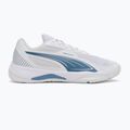 PUMA Solarflash III Indoor-Sportschuh puma weiß/blau horizon 2