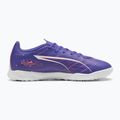 PUMA Ultra 5 Play TT Herren Fußballschuhe Lapislazuli/Puma Weiß/Sunset Gloe 3