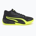 Basketballschuhe Herren PUMA Court Pro puma black/electric lime 2