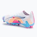 Fußballschuhe PUMA Ultra 5 Match Vol. Up FG/AG puma white/luminous blue 3