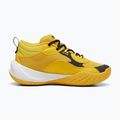 PUMA Playmaker Pro JR Kinder Basketball-Schuhe gelb sizzle/puma blackl 10