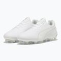 PUMA King Ultimate FG/AG Fußballschuhe puma weiß/puma silber 8