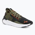 Laufschuhe PUMA Softride Symmetry Fuzion puma olive/puma black/flame filcker