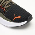 Laufschuhe PUMA Softride Symmetry Fuzion puma olive/puma black/flame filcker 7