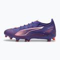 PUMA Ultra 5 Pro FG/AG Lapislazuli/Puma Weiß/Sonnenuntergang Gloe Fußballschuhe 9