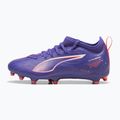 PUMA Ultra 5 Match FG/AG Jr Kinder-Fußballschuhe Lapislazuli/Puma Weiß/Sunset Glow 9