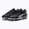 PUMA King Match FG/AG Jr Kinder Fußballschuhe puma schwarz/puma weiß/cool dark grey 8