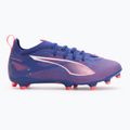 PUMA Ultra 5 Pro FG/AG Jr Kinder-Fußballschuhe Lapislazuli/Puma Weiß/Sunset Glow 2