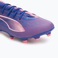 PUMA Ultra 5 Pro FG/AG Jr Kinder-Fußballschuhe Lapislazuli/Puma Weiß/Sunset Glow 7