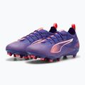 PUMA Ultra 5 Pro FG/AG Jr Kinder-Fußballschuhe Lapislazuli/Puma Weiß/Sunset Glow 8