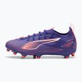PUMA Ultra 5 Pro FG/AG Jr Kinder-Fußballschuhe Lapislazuli/Puma Weiß/Sunset Glow 9