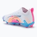 Fußballschuhe Kinder PUMA Ultra 5 Match Vol. Up FG/AG Jr puma white/luminous blue 2