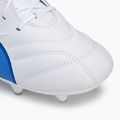 PUMA King Pro MxSG Herren Fußballschuhe puma weiß/blauemazing/flach hellgrau/sunset glow 7