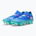 PUMA Future 7 Ultimate FG/AG bluemazing/puma weiß/electric peppermint Fußballschuhe