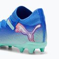 PUMA Future 7 Pro FG/AG Jr Kinder-Fußballschuhe bluemazing/puma weiß/electric peppermint 6