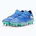 Fußballschuhe PUMA Future 7 Match MxSG blue mazing/puma white/electric peppermint