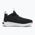 PUMA Softride Enzo NXT Jr Kinderschuhe puma schwarz / jade frost 2