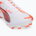 Fußballschuhe Herren PUMA Ultra 5 Match+ FG/AG puma white/puma black/glowing red 7