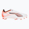 Fußballschuhe PUMA Ultra 5 Play FG/AG puma white/puma black/glowing red 2