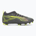 Fußballschuhe Kinder PUMA Ultra 5 Match FG/AG Jr matte aged silver/yellow alert/puma aged silver 2