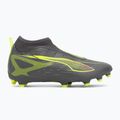 Fußballschuhe Kinder PUMA Ultra 5 Match+ LL FG/AG Jr matte aged silver/yellow alert/puma aged silver 2