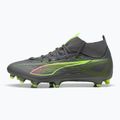 Fußballschuhe Herren PUMA Ultra 5 Match+ FG/AG matte aged silver/yellow alert/puma aged silver