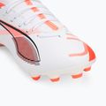 Fußballschuhe Kinder PUMA Ultra 5 Match FG/AG Jr puma white/puma black/glowing red 7