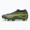 Fußballschuhe Herren PUMA Ultra 5 Play+ FG/AG matte aged silver/yellow alert/puma aged silver