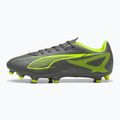 Fußballschuhe PUMA Ultra 5 Play FG/AG matte aged silver/yellow alert/puma aged silver
