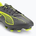 Fußballschuhe PUMA Ultra 5 Play FG/AG matte aged silver/yellow alert/puma aged silver 7