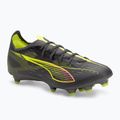 Fußballschuhe Herren PUMA Ultra 5 Match FG/AG matte aged silver/yellow alert/puma aged silver