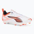 Fußballschuhe Kinder PUMA Ultra 5 Play FG/AG Jr puma white/puma black/glowing red
