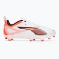 Fußballschuhe Kinder PUMA Ultra 5 Play FG/AG Jr puma white/puma black/glowing red 2