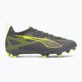 Fußballschuhe Kinder PUMA Ultra 5 Pro FG/AG Jr matte aged silver/yellow alert/sun struck 2