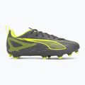 Fußballschuhe Kinder PUMA Ultra 5 Play FG/AG Jr matte aged silver/yellow alert/puma aged silver 2