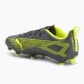 Fußballschuhe Kinder PUMA Ultra 5 Play FG/AG Jr matte aged silver/yellow alert/puma aged silver 3