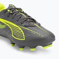 Fußballschuhe Kinder PUMA Ultra 5 Play FG/AG Jr matte aged silver/yellow alert/puma aged silver 7