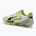 Fußballschuhe Herren PUMA King Ultimate Forever FG/AG feather gray/electric lime/puma white/flat light gray 3